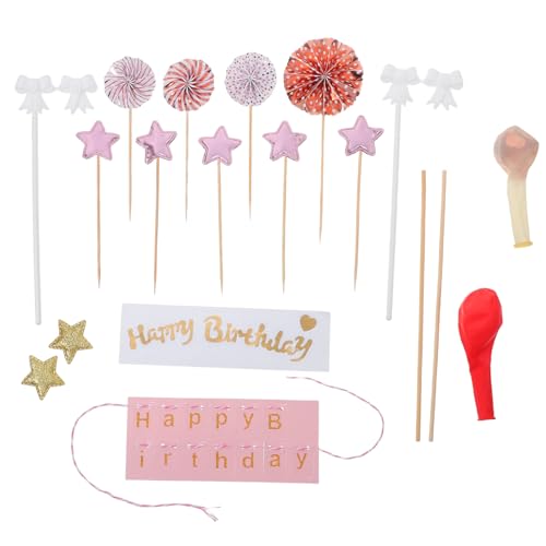 IMIKEYA 12Stücke Happy Birthday Tortendekoration mit Glitzersternen Konfetti und Luftballons für Festliche Geburtstagsfeiern für Unvergessliche Party IMIKEYA 12Stücke Happy Birthday Tortendekoration mit Glitzersternen Konfetti und Luftballons für Festliche Geburtstagsfeiern für Unvergessliche Party von IMIKEYA