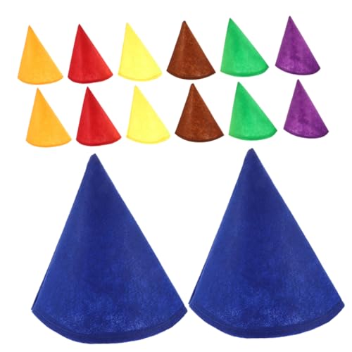 IMIKEYA 14 Stück Teiliges Filz Kegelhüte Unisex Elf Kostüm Partyhüte für Erwachsene und Bunte Zwergenmützen für Halloween Geburtstag Festliche Verkleidung IMIKEYA 14 Stück Teiliges Filz Kegelhüte Unisex Elf Kostüm Partyhüte für Erwachsene und Bunte Zwergenmützen für Halloween Geburtstag Festliche Verkleidung von IMIKEYA