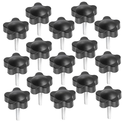 IMIKEYA 15 Stück Hand Schrauben mit Kopf Robuste Klemm Studs für Maschinen und Möbel für Werkstätten Lathe Maschinen und Reparaturen Schwarz IMIKEYA 15 Stück Hand Schrauben mit Kopf Robuste Klemm Studs für Maschinen und Möbel für Werkstätten Lathe Maschinen und Reparaturen Schwarz von IMIKEYA