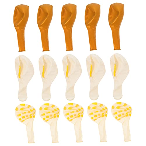 IMIKEYA 15Stücke Hawaiianisches Partyballon Latexballons mit Ananas Dot Design für Sommerfeiern Sicher und Langlebig Dekoration für Zuhause Bar und Club von IMIKEYA