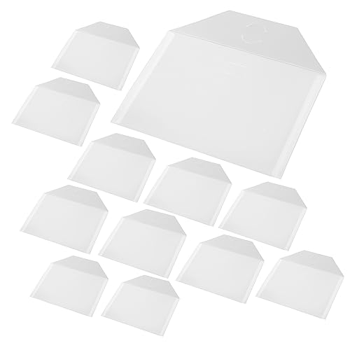IMIKEYA 15Stücke Teiliges Aufbewahrungstaschen für Stanzformen Stempel Transparente Organizer für Postkarten Bastelbedarf Leicht Tragbar für Kreative Projekte von IMIKEYA
