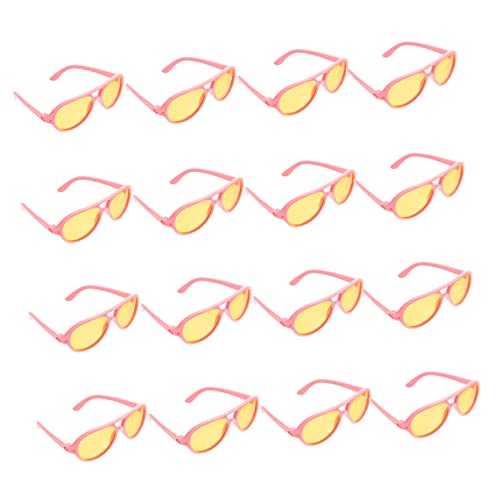 IMIKEYA 16 Stück Minipuppenbrille wiedergeborenes Puppenzubehör Miniaturen Puppen Puppenzubehör plastikpuppe Cosplay Brille Miniatur-Sonnenbrillen-Requisiten von IMIKEYA
