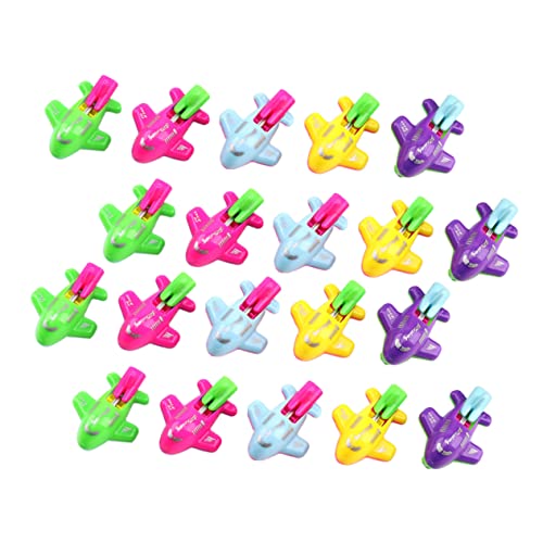 IMIKEYA 16 Stück Teiliges Flugzeug Pfeifen Mini Spielzeuge mit Pfeiffunktion für Partys und Lustiges Outdoor für Jungen Zufällige Farbe von IMIKEYA