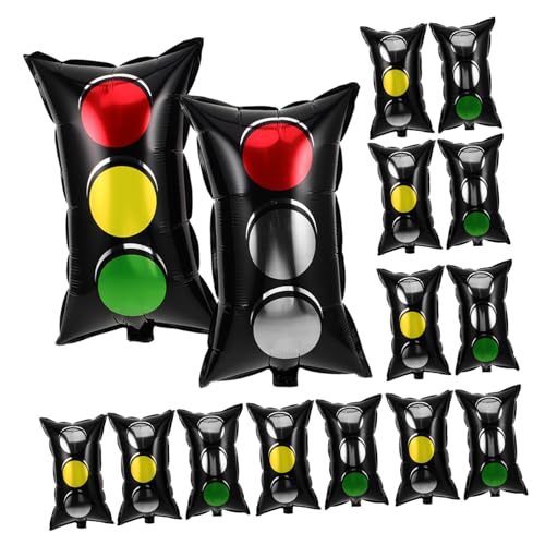 IMIKEYA 16 Stück Teiliges Verkehrsampel Folienballon mit Roten Gelben und Grünen Ampelmotiven Wiederverwendbar Großer Party-deko für Kindergeburtstag als Transport Rennwagen Fotorequisite IMIKEYA 16 Stück Teiliges Verkehrsampel Folienballon mit Roten Gelben und Grünen Ampelmotiven Wiederverwendbar Großer Party-deko für Kindergeburtstag als Transport Rennwagen Fotorequisite von IMIKEYA