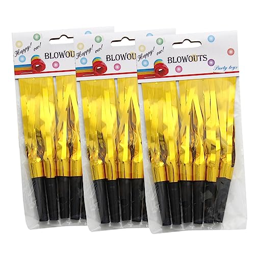 IMIKEYA 18 Stück Geburtstagsfeier Dekoration Party Geburtstagslärmmacher Geburtstagsgebläse Krachmacher Pfeifen Für Geburtstagsfeiern Dekorationsgebläse Noisemaker Golden Plastik IMIKEYA 18 Stück Geburtstagsfeier Dekoration Party Geburtstagslärmmacher Geburtstagsgebläse Krachmacher Pfeifen Für Geburtstagsfeiern Dekorationsgebläse Noisemaker Golden Plastik von IMIKEYA
