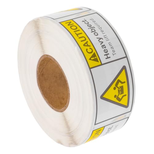IMIKEYA 1Rolle Achtung Schwere Gegenstände Etiketten Selbstklebende Team Lift Required Aufkleber mit Kartonetiketten für Versand und Umzug für Sichere IMIKEYA 1Rolle Achtung Schwere Gegenstände Etiketten Selbstklebende Team Lift Required Aufkleber mit Kartonetiketten für Versand und Umzug für Sichere von IMIKEYA