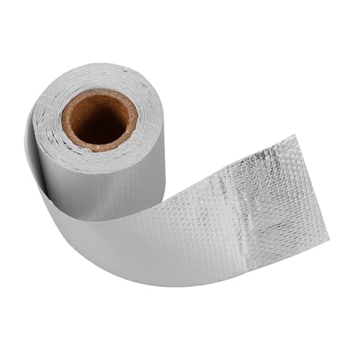 IMIKEYA 1Rolle Aluminiumfolienband Hochtemperatur Isolierband für Hvac Anwendungen Silbernes Klebeband mit Effektiver Isolierung Einfacher Anwendung von IMIKEYA