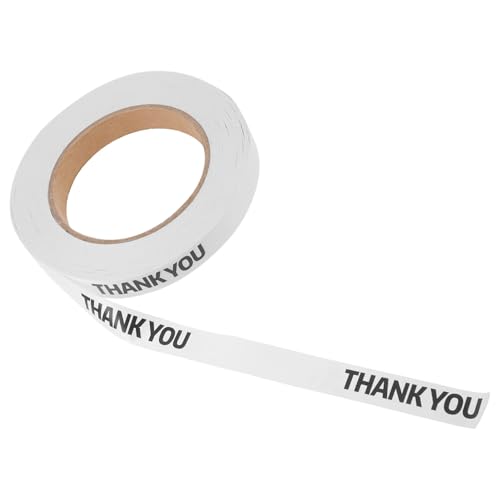 IMIKEYA 1Rolle Dankeschön Klebeband aus Papier Selbstklebend Leicht Reißbar für Einkaufstaschen Blumenarrangements und Backwaren für Kleine Unternehmen und Veranstaltungen IMIKEYA 1Rolle Dankeschön Klebeband aus Papier Selbstklebend Leicht Reißbar für Einkaufstaschen Blumenarrangements und Backwaren für Kleine Unternehmen und Veranstaltungen von IMIKEYA