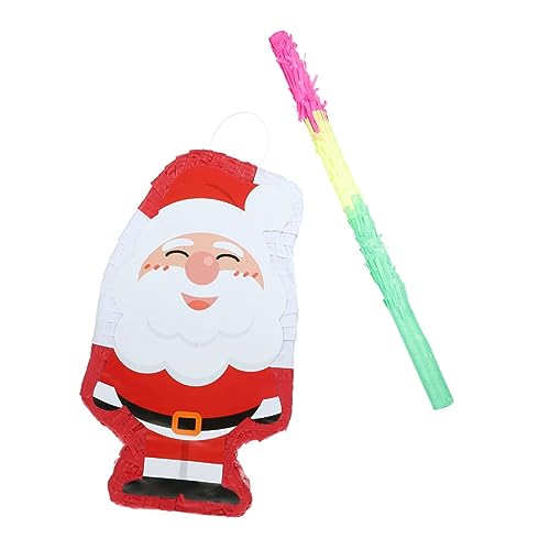 IMIKEYA 1Satz Weihnachtsmann Pinata Dekorative Piñata für Weihnachtsfeiern Gefüllt mit Süßigkeiten Schlagstock Festliches Partyzubehör IMIKEYA 1Satz Weihnachtsmann Pinata Dekorative Piñata für Weihnachtsfeiern Gefüllt mit Süßigkeiten Schlagstock Festliches Partyzubehör von IMIKEYA