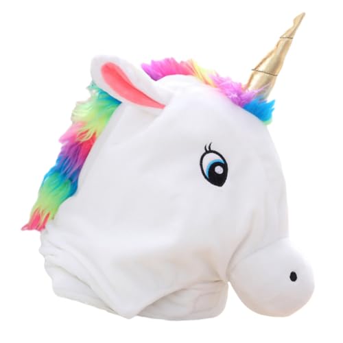 IMIKEYA 1Stk Einhorn-Kopfbedeckung für kinderspielzeug einhornmütze plüschtiere Kostüm Cartoon-Aufkleber einhorn kopfschmuck Performance-Hut Plüsch und pp Baumwolle Weiß IMIKEYA 1Stk Einhorn-Kopfbedeckung für kinderspielzeug einhornmütze plüschtiere Kostüm Cartoon-Aufkleber einhorn kopfschmuck Performance-Hut Plüsch und pp Baumwolle Weiß von IMIKEYA