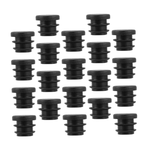 IMIKEYA 1Tasche Runde Kunststoffstecker für Möbelbeine Schwarz Robuste Abdeckkappen zum Schutz von Möbeln Stühle Rohre IMIKEYA 1Tasche Runde Kunststoffstecker für Möbelbeine Schwarz Robuste Abdeckkappen zum Schutz von Möbeln Stühle Rohre von IMIKEYA