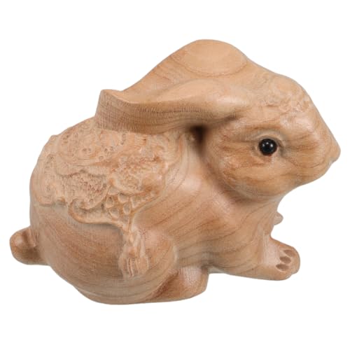 IMIKEYA 1stück Holz Hase Figurine Handgeschnitzte Miniatur Kaninchen Skulptur Für Kinderzimmer Deko Niedliches Osterhasen Ornament Aus Naturholz Als Für Junge Mädchen Und IMIKEYA 1stück Holz Hase Figurine Handgeschnitzte Miniatur Kaninchen Skulptur Für Kinderzimmer Deko Niedliches Osterhasen Ornament Aus Naturholz Als Für Junge Mädchen Und von IMIKEYA