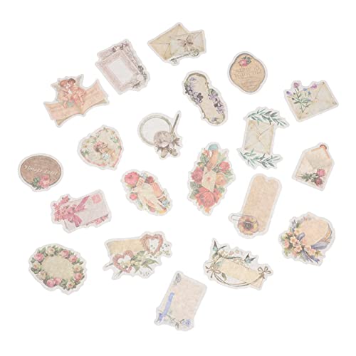 IMIKEYA 2 Boxen Vintage Selbstklebende Aufkleber Boxen Retro Scrapbook Sticker für DIY Dekoration Handgemachte Muster für Kreative Bastelprojekte für Alben und Geschenkgestaltung IMIKEYA 2 Boxen Vintage Selbstklebende Aufkleber Boxen Retro Scrapbook Sticker für DIY Dekoration Handgemachte Muster für Kreative Bastelprojekte für Alben und Geschenkgestaltung von IMIKEYA