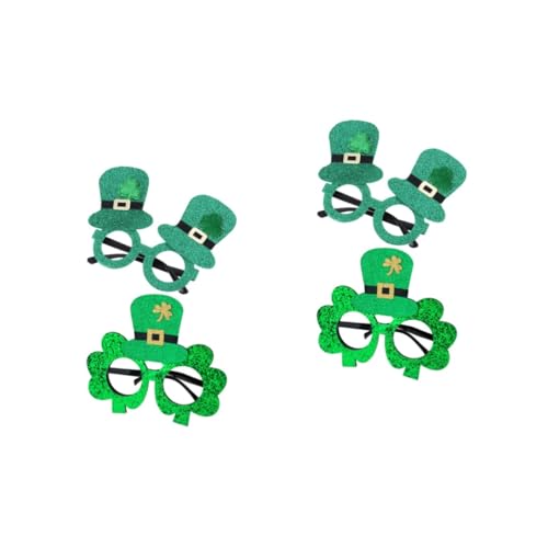 IMIKEYA 2 Sätze Irische Brille Gläser Karikatur Jack Lustig Festival Brillen Spaß Zubehör Kostüm Party Retro Foto -requisiten St Patrick Brille Grünes Zwiebeltuch 2 Stück * 2 IMIKEYA 2 Sätze Irische Brille Gläser Karikatur Jack Lustig Festival Brillen Spaß Zubehör Kostüm Party Retro Foto -requisiten St Patrick Brille Grünes Zwiebeltuch 2 Stück * 2 von IMIKEYA