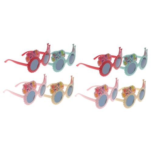 IMIKEYA 2 Sätze Partybrille Gläser Alles Zum Geburtstag Dekorationen Geburtstagsbrillenkreis Glücklich Requisiten Für Fotokabinen Mit Brille Geburtstagsversorgung Plastik 4 Stück * 2 IMIKEYA 2 Sätze Partybrille Gläser Alles Zum Geburtstag Dekorationen Geburtstagsbrillenkreis Glücklich Requisiten Für Fotokabinen Mit Brille Geburtstagsversorgung Plastik 4 Stück * 2 von IMIKEYA
