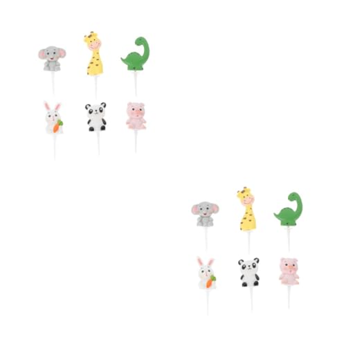 IMIKEYA 2 Sätze Tierharz Ornamente Szene Kuchendekoration Cartoon-schwein- Geburtstagstortendekorationen Party Dekorationen Für Zuhause Nette Tiere Tabletop Dekoration 6 Stück * 2 IMIKEYA 2 Sätze Tierharz Ornamente Szene Kuchendekoration Cartoon-schwein- Geburtstagstortendekorationen Party Dekorationen Für Zuhause Nette Tiere Tabletop Dekoration 6 Stück * 2 von IMIKEYA