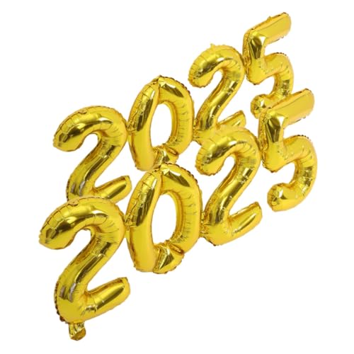 IMIKEYA 2 Stück Folienballons Gold Zahlen Neujahrsparty Deko Helium und Luftbefüllbar Schnelle Montage Fotorequisiten für Jahreswechsel Feier IMIKEYA 2 Stück Folienballons Gold Zahlen Neujahrsparty Deko Helium und Luftbefüllbar Schnelle Montage Fotorequisiten für Jahreswechsel Feier von IMIKEYA