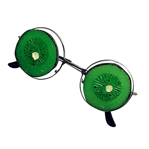 IMIKEYA 2 Stück Kiwi Form Partybrille Lustige Cosplay Sonnenbrille für Hochzeitsfotografie und Partydekoration Leichte und Robuste Requisite für Kreative Fotos von IMIKEYA