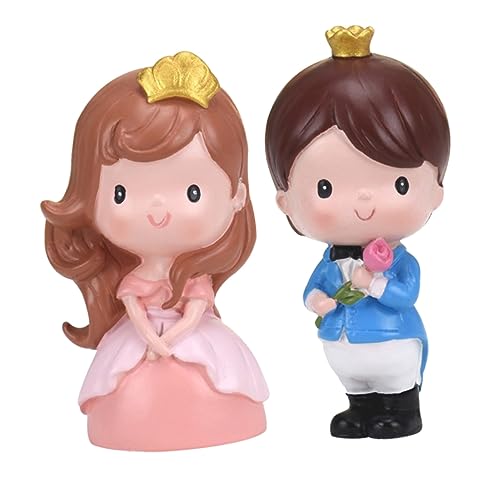 IMIKEYA 2 Stück Kreative Prinz und Prinzessinnen Figuren Cake Decors für Geburtstagsfeiern Romantische Tortendekorationen für Gemütliche IMIKEYA 2 Stück Kreative Prinz und Prinzessinnen Figuren Cake Decors für Geburtstagsfeiern Romantische Tortendekorationen für Gemütliche von IMIKEYA