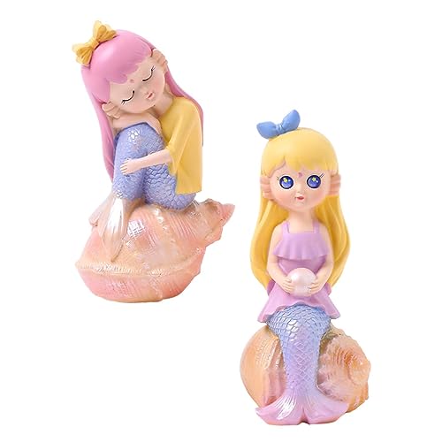 IMIKEYA 2 Stück Meerjungfrau-Ornamente meerjungfrau geburtstagsdekoration Hochzeitsdekor Meerjungfrau Cake Toper Kuchendekor aus Kunstharz Kuchen backen DIY Schmuck IMIKEYA 2 Stück Meerjungfrau-Ornamente meerjungfrau geburtstagsdekoration Hochzeitsdekor Meerjungfrau Cake Toper Kuchendekor aus Kunstharz Kuchen backen DIY Schmuck von IMIKEYA