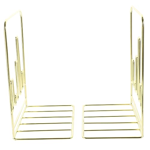 IMIKEYA 2 Stück Metallbuchstützen im Geometrischen Design für Bücherregale Schreibtische und Küchenutensilien Rutschfest und Dekorativ für Zuhause und Büro IMIKEYA 2 Stück Metallbuchstützen im Geometrischen Design für Bücherregale Schreibtische und Küchenutensilien Rutschfest und Dekorativ für Zuhause und Büro von IMIKEYA