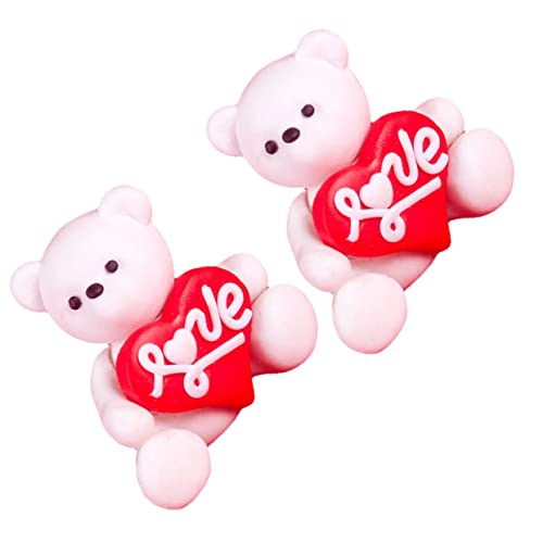 IMIKEYA 2 Stück Mini Bär Tortendeko Kreative Kuchenverzierung für Partys Hochzeiten und Babypartys Einzigartige Bärenfiguren aus Hochwertigem Material für Vielseitige Anwendungen IMIKEYA 2 Stück Mini Bär Tortendeko Kreative Kuchenverzierung für Partys Hochzeiten und Babypartys Einzigartige Bärenfiguren aus Hochwertigem Material für Vielseitige Anwendungen von IMIKEYA