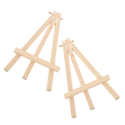 IMIKEYA 2 Stück Mini Staffelei aus Holz Tischstaffelei mit Stativstruktur Klappbar Stabiler Stand Vielseitig für Karten Fotos Kunstwerke Tischdekoration für Zuhause und Büro IMIKEYA 2 Stück Mini Staffelei aus Holz Tischstaffelei mit Stativstruktur Klappbar Stabiler Stand Vielseitig für Karten Fotos Kunstwerke Tischdekoration für Zuhause und Büro von IMIKEYA