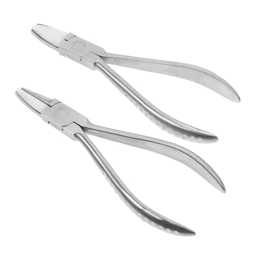IMIKEYA 2 Stück Nasenpad Zange Brillen Reparatur Werkzeug Teilig Nasenbügel Einstellzange Rutschfest Ergonomisch Komfortabel für Präzise Brillenwartung und Nasenpolster Anpassung von IMIKEYA