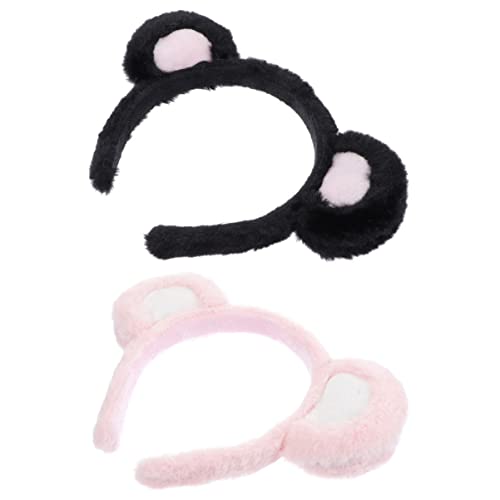 IMIKEYA 2 Stück Niedliches Bärenohren Stirnband Weiches Leichtes Haarband mit Glatter Oberfläche Bequemes Tragen Modisches Accessoire für Party Cosplay und Alltag Schwarz rot IMIKEYA 2 Stück Niedliches Bärenohren Stirnband Weiches Leichtes Haarband mit Glatter Oberfläche Bequemes Tragen Modisches Accessoire für Party Cosplay und Alltag Schwarz rot von IMIKEYA