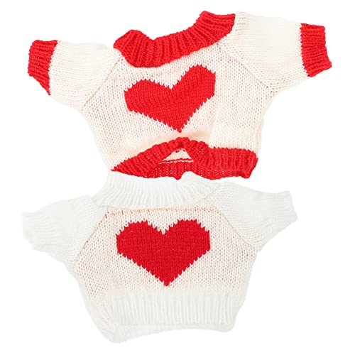 IMIKEYA 2 Stück Puppen Ersetzen Kleidung Puppenkleidung Dekoratives Bärenkostüm Zartes Puppendekor Puppendeko Für Zarte Bärenkleidung Dekoratives Puppendekor Stoff von IMIKEYA