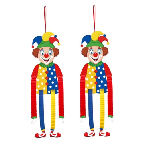 IMIKEYA 2 Stück Zirkus Kuchen Topper geburtstagsfeier deko Kindergeburtstagsdekor Clown-Partydekoration Geburtstagsparty Deko Zirkus-Cupcake-Dekorationen Clown-Puppe Riese Elfen-Kit Papier IMIKEYA 2 Stück Zirkus Kuchen Topper geburtstagsfeier deko Kindergeburtstagsdekor Clown-Partydekoration Geburtstagsparty Deko Zirkus-Cupcake-Dekorationen Clown-Puppe Riese Elfen-Kit Papier von IMIKEYA