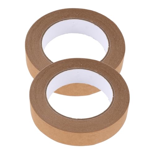 IMIKEYA 2 Stücke Selbstklebendes Kraftpapier Klebeband Beschreibbar Reißfest und für Verpackungen und Versand von Kartons IMIKEYA 2 Stücke Selbstklebendes Kraftpapier Klebeband Beschreibbar Reißfest und für Verpackungen und Versand von Kartons von IMIKEYA