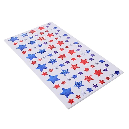 IMIKEYA 20 Blatt wohnraumdeko Sticker aufklebebuchstaben dekorative Sticker Bastelaufkleber Glitzer-Belohnungsaufkleber kleine ästhetische Aufkleber Glitzersternaufkleber - von IMIKEYA