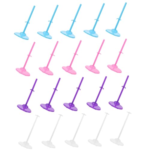IMIKEYA 20 Stück Figurenständer Stand Puppenmodellständer Puppenständer Puppeninhaber Puppenanzeigehalter Figurenhalter Steht Charakter-Displayständer Displayhalter für Actionfiguren Abs von IMIKEYA