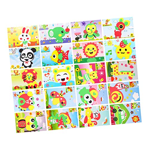 IMIKEYA 20 Stück Kreative Eva Aufkleber für DIY Bastelmaterial für Kleinkinder Selbstklebende Eva Sticker Vielseitig Einsetzbar für Bastelprojekte und Dekoration Zufälliger Stil IMIKEYA 20 Stück Kreative Eva Aufkleber für DIY Bastelmaterial für Kleinkinder Selbstklebende Eva Sticker Vielseitig Einsetzbar für Bastelprojekte und Dekoration Zufälliger Stil von IMIKEYA