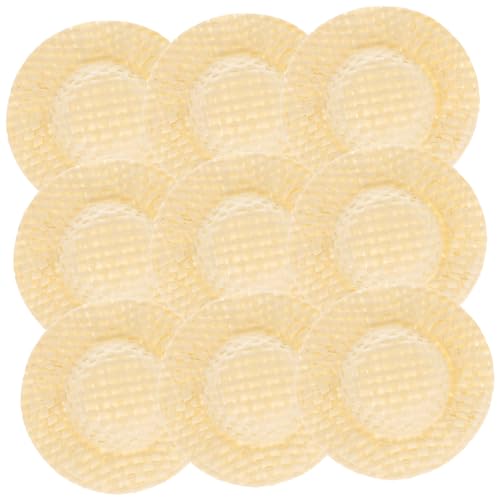 IMIKEYA 20 Stück Mini Gewebte Papierhüte DIY Puppenhut Zubehör für Bastelprojekte und Dekoration Leichte Minihüte für Puppenhaus und Spielzeugzimmer Praktische Bastelaccessoires von IMIKEYA