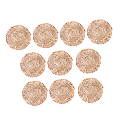 IMIKEYA 20 Stück Mini Strohhüte Handgewebte Puppenhüte für DIY Bastelprojekte Dekoration für Schulprojekte Kreative Accessoires für Puppen und Teddybären IMIKEYA 20 Stück Mini Strohhüte Handgewebte Puppenhüte für DIY Bastelprojekte Dekoration für Schulprojekte Kreative Accessoires für Puppen und Teddybären von IMIKEYA