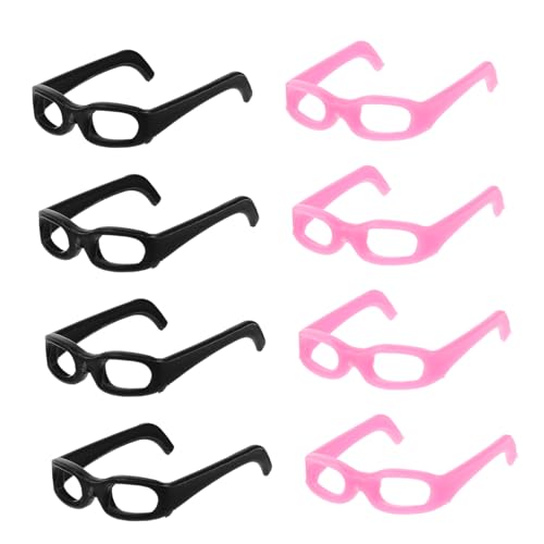 IMIKEYA 20 Stück Puppenhausbrille Mini Puppen puppenhaus deko Puppenhaus-Dekoration Puppenhaus-Accessoires zubehör puppenhaus Puppe verkleiden Sich Brillen Puppenbrille Abs von IMIKEYA