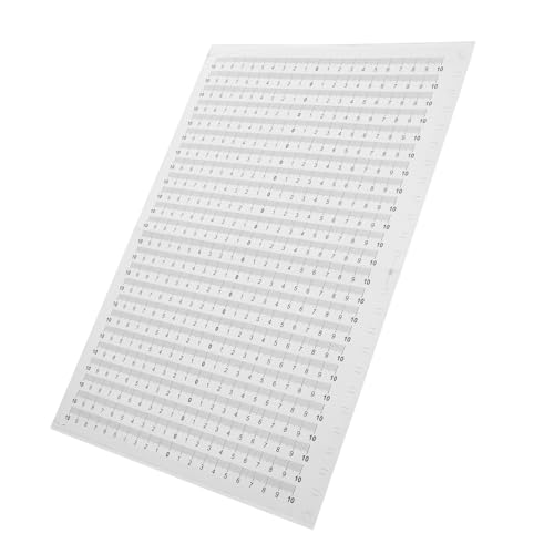IMIKEYA 20 Stück Selbstklebendes Maßband mit Klaren Markierungen Wasserdichtes Klebeband für Werkbänke und Zeichentische für Holzarbeiten und Präzise Messungen von IMIKEYA