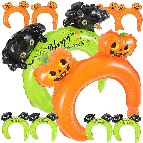 IMIKEYA 20 Stück Teiliges Halloween Luftballon Stirnband Aufblasbare Haarreifen mit Kürbis Spinne Wiederverwendbare Partydekoration für Bar Ktv Kindergeburtstag und Festtagsfeier IMIKEYA 20 Stück Teiliges Halloween Luftballon Stirnband Aufblasbare Haarreifen mit Kürbis Spinne Wiederverwendbare Partydekoration für Bar Ktv Kindergeburtstag und Festtagsfeier von IMIKEYA