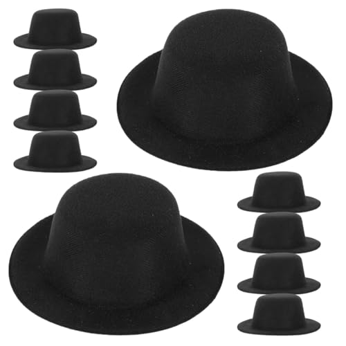 IMIKEYA 20 Stück Teiliges Mini aus Schwarzem Filz Robuste Mini Hüte für Puppen Schneemann-dekorationen Wiederverwendbar für Bastelprojekte und Weihnachtsfeiern IMIKEYA 20 Stück Teiliges Mini aus Schwarzem Filz Robuste Mini Hüte für Puppen Schneemann-dekorationen Wiederverwendbar für Bastelprojekte und Weihnachtsfeiern von IMIKEYA