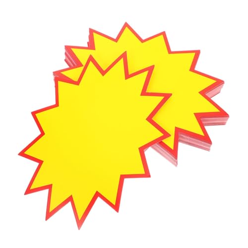 IMIKEYA 200 Stück Bunte Leere Stern Verkaufsschilder für Einzelhandel Preisetiketten für Supermärkte Burst Form Papier Preisschilder für Werbung und Preisgestaltung IMIKEYA 200 Stück Bunte Leere Stern Verkaufsschilder für Einzelhandel Preisetiketten für Supermärkte Burst Form Papier Preisschilder für Werbung und Preisgestaltung von IMIKEYA