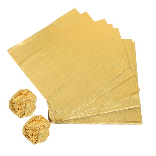 IMIKEYA 200 Stück Schokoladen-Bonbonpapier Goldfarbene Aluminiumfolie Geschenkpapier Quadratisch Für Süßigkeiten Lolly-Papier Lebensmittel Süßigkeiten Zinnfolienpapier Für Süßigkeiten IMIKEYA 200 Stück Schokoladen-Bonbonpapier Goldfarbene Aluminiumfolie Geschenkpapier Quadratisch Für Süßigkeiten Lolly-Papier Lebensmittel Süßigkeiten Zinnfolienpapier Für Süßigkeiten von IMIKEYA