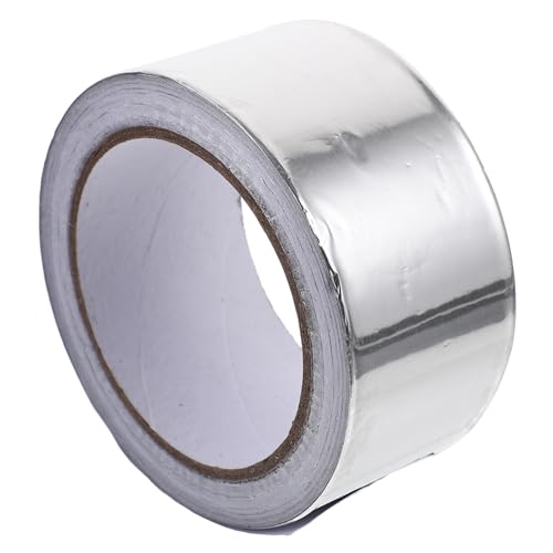 IMIKEYA 20M Aluminiumfolienklebeband Hitzebeständiges Klebeband für Isolierung Versiegelung Effiziente Abdichtung gegen Wasser Feuchtigkeit Breit von IMIKEYA