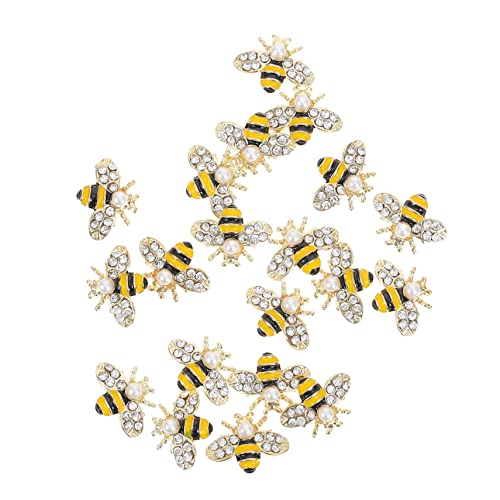 IMIKEYA 20Stücke Bienenform Charms Nagelkunst Dekoration Legierung DIY Nagelverzierung für Maniküre und Nail Art Zubehör IMIKEYA 20Stücke Bienenform Charms Nagelkunst Dekoration Legierung DIY Nagelverzierung für Maniküre und Nail Art Zubehör von IMIKEYA