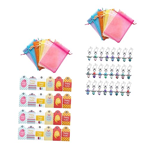 IMIKEYA 24 Sätze Hase Schlüsselanhänger ostergeschenk set ostergeschenkset Cartoon -Schlüsselbund Kaninchen Schlüsselanhänger Hasenförmige Tasche Schlüsseldekore zu Ostern Organza IMIKEYA 24 Sätze Hase Schlüsselanhänger ostergeschenk set ostergeschenkset Cartoon -Schlüsselbund Kaninchen Schlüsselanhänger Hasenförmige Tasche Schlüsseldekore zu Ostern Organza von IMIKEYA