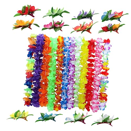 IMIKEYA Stück 1 Satz Luau-girlande Sommer Strand Haarspangen Blumenspangen Luau Partydekorationszubehör Geblümte Haarspangen Haarklammern Hibiskusblüten-haarspangen Hawaiianische Leis IMIKEYA Stück 1 Satz Luau-girlande Sommer Strand Haarspangen Blumenspangen Luau Partydekorationszubehör Geblümte Haarspangen Haarklammern Hibiskusblüten-haarspangen Hawaiianische Leis von IMIKEYA