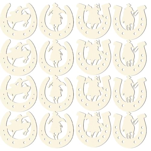 IMIKEYA 24 Stück Holzhufeisen zum Basteln: Unfertige Holzhufeisenausschnitte, Herraduras Para, Dekoration für Partys, Geburtstage, Diy-zubehör, Scheiben, 9,9 Cm IMIKEYA 24 Stück Holzhufeisen zum Basteln: Unfertige Holzhufeisenausschnitte, Herraduras Para, Dekoration für Partys, Geburtstage, Diy-zubehör, Scheiben, 9,9 Cm von IMIKEYA