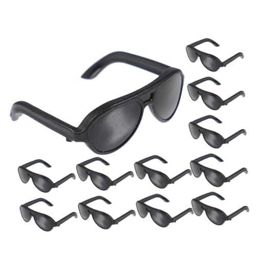 IMIKEYA 24 Stück Kindersonnenbrillen Miniatur Puppenbrillen Winzige Brillen Puppen Überraschung Kleines Zubehör Katzensonnenbrille Auto Mini Puppenbrille Hund Trägt Damen von IMIKEYA