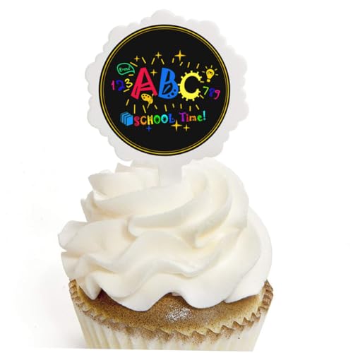 IMIKEYA 24 Stück Kuchenaufkleber Kuchendekoration Für Schulparty Dekorationen Für Schulkuchen Cupcake -dekorationen Kuchenspieße Für Schulpartys Schulkuchen Picks Weiß IMIKEYA 24 Stück Kuchenaufkleber Kuchendekoration Für Schulparty Dekorationen Für Schulkuchen Cupcake -dekorationen Kuchenspieße Für Schulpartys Schulkuchen Picks Weiß von IMIKEYA